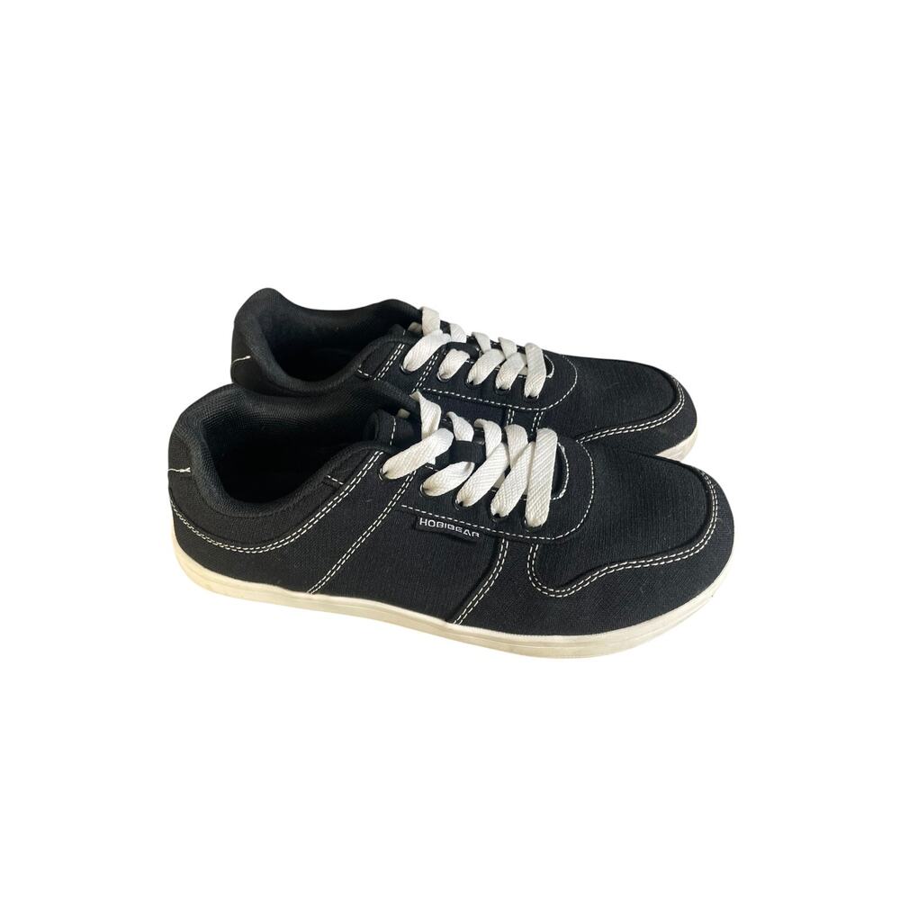 Hobibear Unisex Black Wide Toe Minimalist Barefoot Sneakers Size-38 W-7 M-6